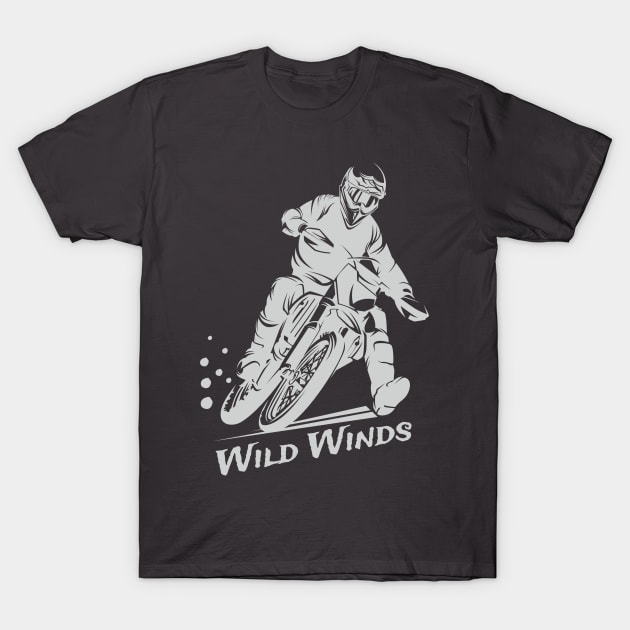 Wild winds motocross T-Shirt by shohratkamalov